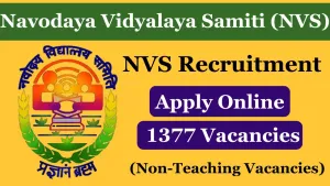NVS Recruitment 27032024